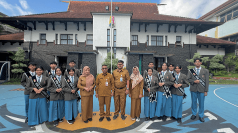 Penyelempangan Selempang untuk 12 Besar Putra Putri Bhawikarsu 2024